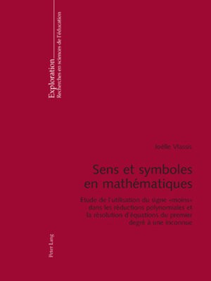 cover image of Sens et symboles en mathématiques